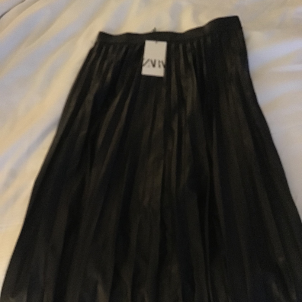 Black Pleated Skirt